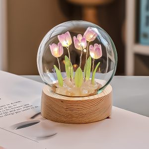 Tulip LED Light Night Light, 5 Flowers
